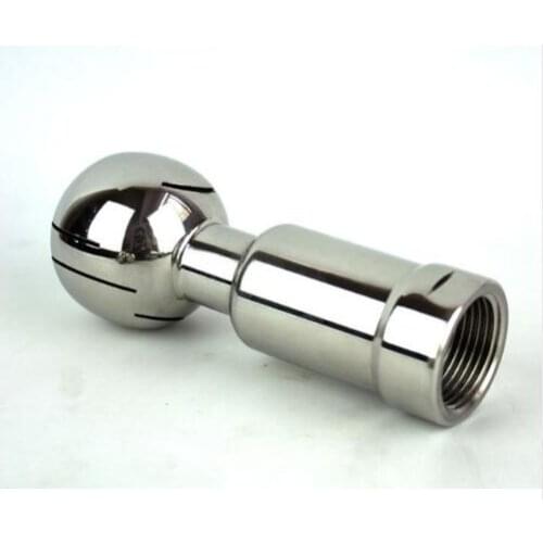 Free shipping 11/2'' DN40 Female Thread CIP Tank Cleaning Rotating Spray Ball SS 304