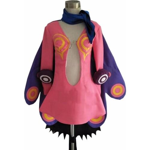 Free shipping One Piece Vinsmoke Reiju Poison Pink Cosplay Costume
