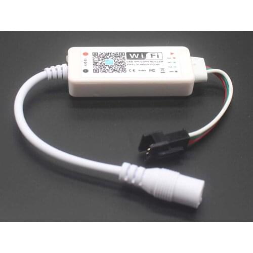 DC12-24V LED Light Strip Controller Smart Phone Dimming WIFI Music Controller For magic color Led Strip Light WS2811, UCS1903