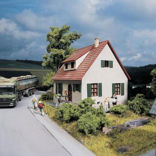 DIY 1:87 HO Scale Train Model Building Dwellings Model Scenery Landscape Assemble