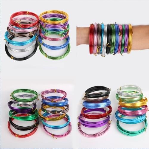 Best Selling Mix Colors 72 Gauge Aluminum Wire Soft Metal Fashion Floristry Wire For DIY Jewelry Findings & Craft Making