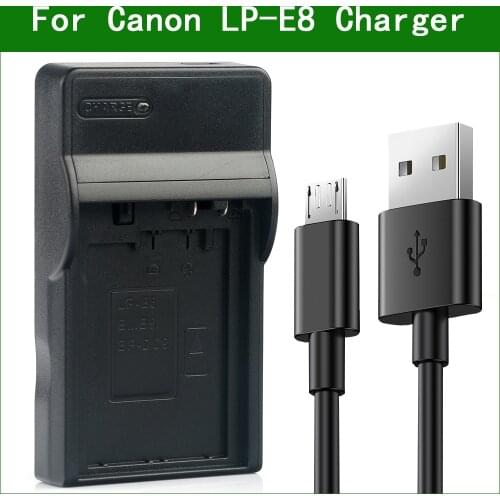 LP-E8 LP E8 LC-E8 LC-E8E Camera Battery Charger For Canon EOS 550D 600D 650D 700D Kiss X4 X5 X6i X7i Rebel T2i T3i T4i T5i