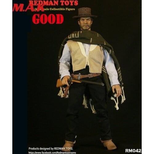1/6 Scale Cowboy Action Figure Collectible Dolls RM042 West Cowboy REDMAN TOYS For Collection NEW In Stock
