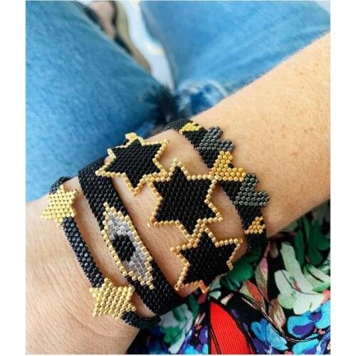 Pretty Bead Miyuki Pulseras Evil Eye Bracelet Fashion handmade Loom Woven Jewellery Gift Classic Bracelets Wholesale