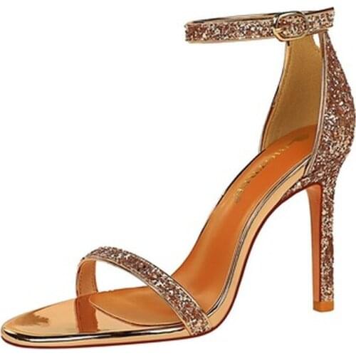 Shoes Buckle Strap High Heels 2021 New Women Heels Sandals Stiletto 10cm Sexy Heels Party Shoes Women Pumps Ladies Shoes