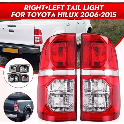Pair Car Rear Tail Light Rear Brake Light Stop Reversing Lamp For Toyota Hilux 2005 2006 2007 2008 2009-2015 Car Assessoires