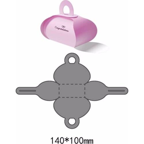 Cutting Dies Irregular Figure gift box Frame Metal DIY Scrapbooking Die Cuts Album Paper Cards Embossing Crafts cards