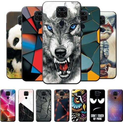 Silicone Case For Xiaomi Redmi Note 9 Case 6.53 inch Soft Silicone TPU Back Cover Phone Case For Xiaomi Redmi Note 9 Note9 Case