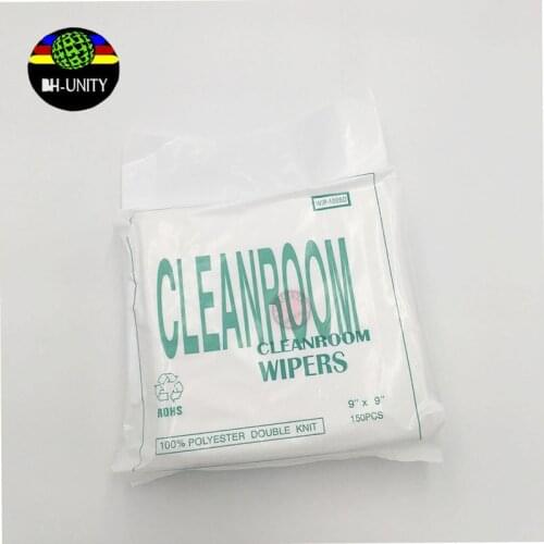 150pcs/bag 9X9 printhead clean cloth print head cleaning wipes for roland mutoh konica xaar print head
