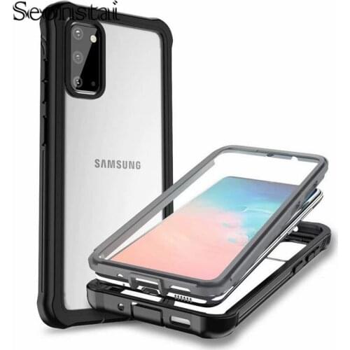 Outdoor Dirt-resistant Dustproof Case For Samsung Galaxy S20 Plus S20Ultra Soft Silicone Cover For Samsung S10 Note10 Plus Shell