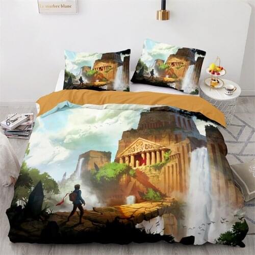 3D Home comforter bedding sets Qualified Queen King Bedding Set Duvet Cover Pillow Cases comforter bedding sets 2-3pcs style12