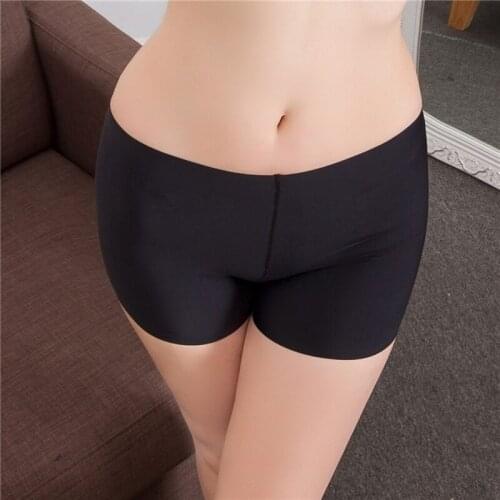 Free shipping low waist New ice silk solid everyday teenager young girl boxer short panties students 3pc/lot