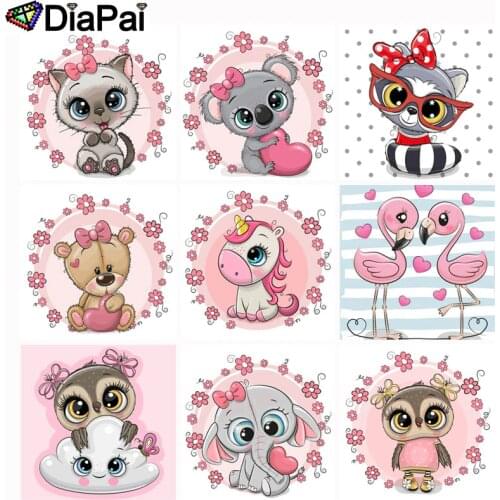 DIAPAI Full Square/Round Drill 5D DIY Diamond Painting "Cartoon animal" 3D Embroidery Cross Stitch 5D Decor Gift