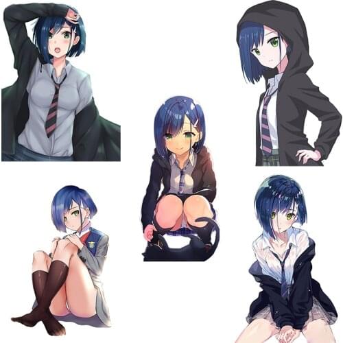 Three Ratels CA92 DARLING in the FRANXX ICHIGO Cool high school girl PVC sticker for Anime lovers home decoration car sticker