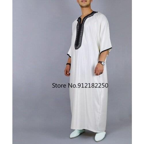 2021 Mens Long Sleeve Printed Robe Arab Mens Large Size Long Shirt Dashiki Mens Casual Robe African Mens Ethnic Fashion Shirt