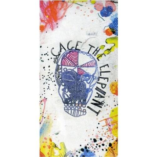 New 75*30cm Bamboo Fiber Towel Hand Towel Sports Beach Towel Cage The Elephant Print Toalha Banho DIY Towels Free shipping