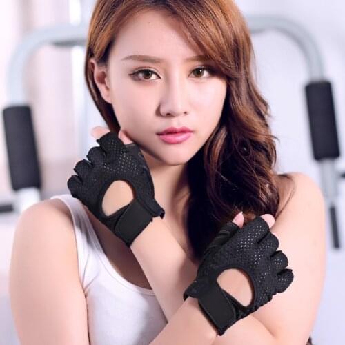 Gym Sports Fitness Weightlifting Gloves Yoga Bodybuilding Breathable Non-slip Thickened Palm Pad Barbell Strength Training glove