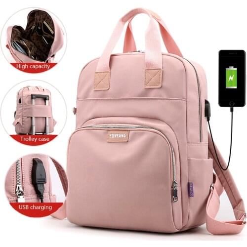 Mjzkxqz Girls Laptop Backpacks Men USB Charging Backpack Women Travel Bagpack School Bags For Boys Teenage Mochila Escolar