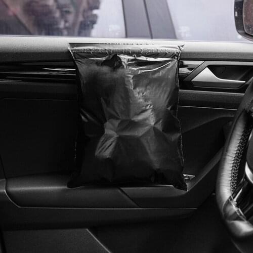 15pc Self-adhesive Car Disposable Trash Bag Cartoon Hanging Garbage Storage Bag Portable Disposable Cleaning Bag car accessories