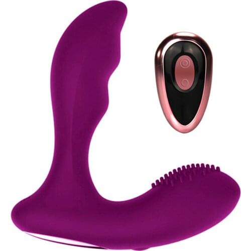 Wireless Remote Anal Vibrator 12 Speeds Double Motor Anus Prostate Massager Butte Plug Vibrating Male Masturbator Anal Sex Toy