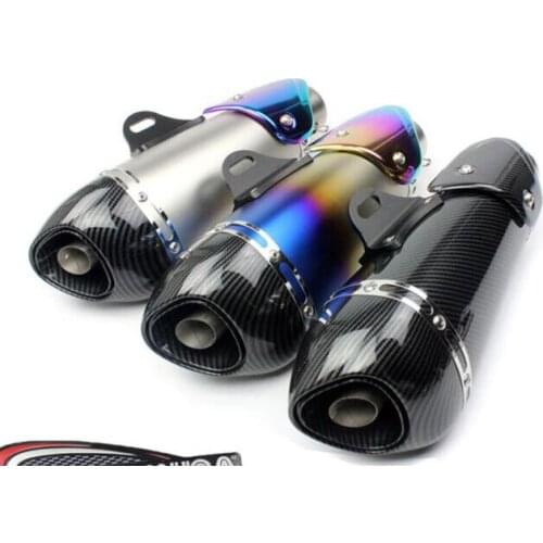 51mm motorcycle sports car exhaust pipe with Db killer Muffler for R3 R25 ninja250 300 400 K9 ZX6R ZX10R MT07
