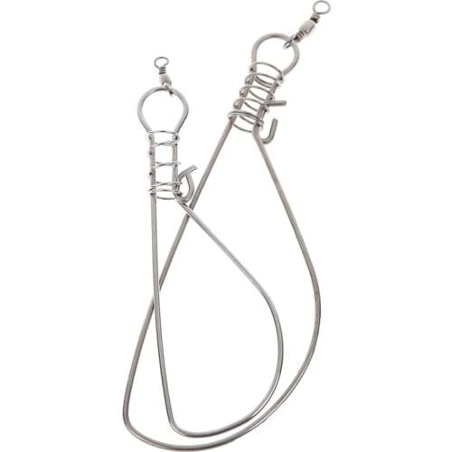 14/18CM Lock Fish Portable Stainless Steel Belt Live Fishing Tool Supplies