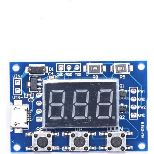 10PCS I15 2 Channel PWM Generator Adjustable Duty Cycle Pulse Frequency Module