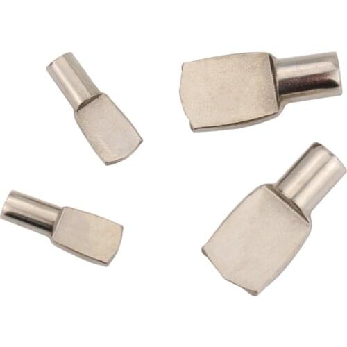 10PC Wardrobe Shelf Studs Pegs Metal Pin Shelves Seperator Fixed Cabinet Cupboard Furniture Bracket Support Holder Hardware