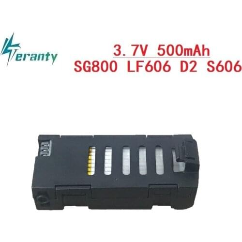 3.7V 500mAh LiPo Battery For LF606 SG800 D2 JD-16 S606 M9 M11 Drone Components Accessories Rc Quadcopter drone Parts for LF606
