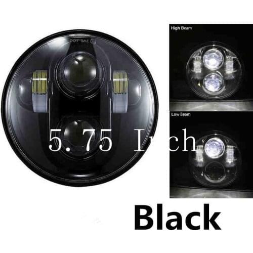 5 3/4 " For motor Headlight 5.75 " New For Street 750 moto LED Headlamp For Softail Dyna And Sportster Models