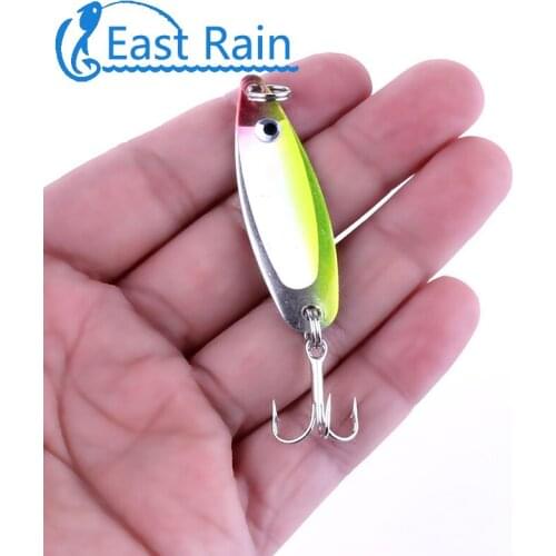 5cm 6g Metal Fishing Lure Spoon Lure Spinner Bait Fishing Tackle Hard Bait Spinner Bait Isca Artificial Peche Free shipping