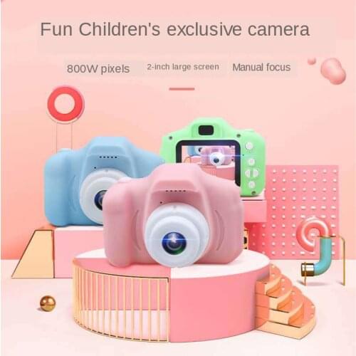 Mini Digital Camera Toys for Kids 2 Inch HD Screen Chargable Photography Props Cute Baby Child Birthday Gift Outdoor Game