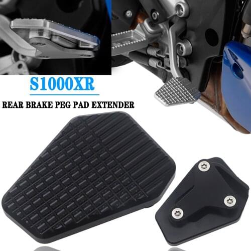 For BMW S1000XR Motorcycle Rear Foot Brake Lever Pedal Enlarge Extension Rear Brake Peg Pad Extender S 1000 XR 2020 2021