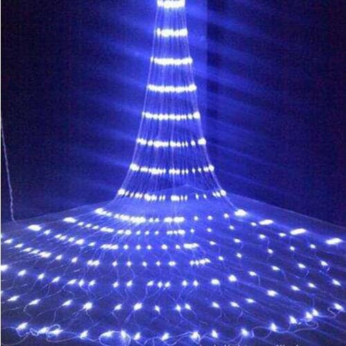 Fairy String Garland 3X3M 320 LED Waterfall Waterproof Meteor Shower Rain String Light Christmas Wedding Curtain Icicle