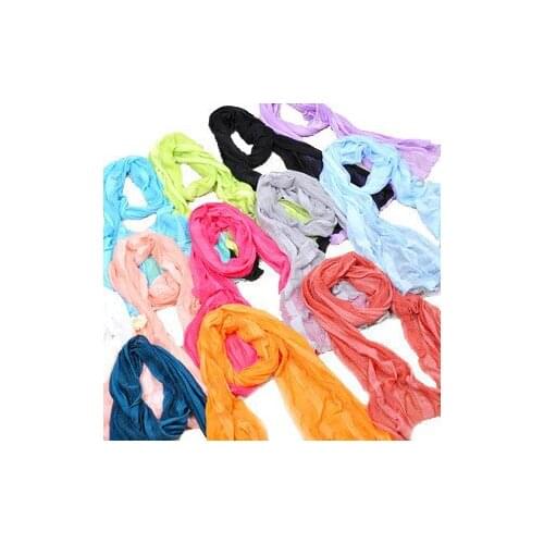 Hot Sale Classic Solid Color Scarves Fashion Scarf Candy-colored Scarf Women Scarf Factory Direct Wholesale Accessories