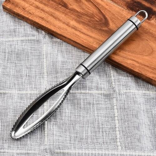 Stainless Fish Scales Scraping Graters Fast Remove Fish Cleaning Peeler Scraper Fish Bone Tweezers Kitchen Accessories Tool
