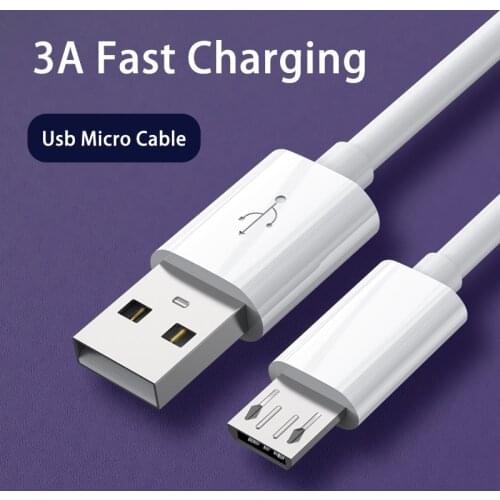 3M Micro USB Cable 3A Fast Charge USB Data Cable for Samsung Xiaomi LG Tablet Android Mobile Phone USB Charger Charging Cord