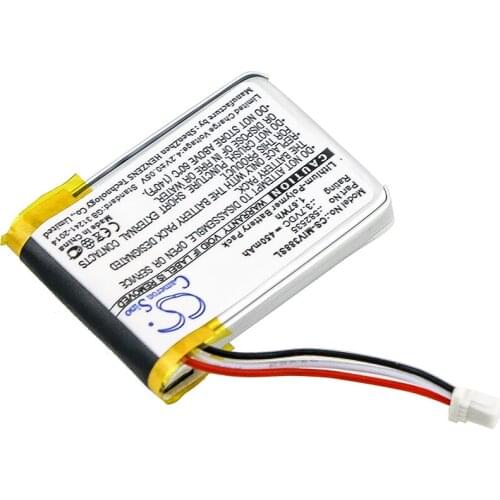 CameronSino for ABEE M3 V31 V35 V51 for HP F210 F300 F310 F500G F520 F520G MIO Mivue 388 WHISTLER WP7 WP7 PRO SP7 battery