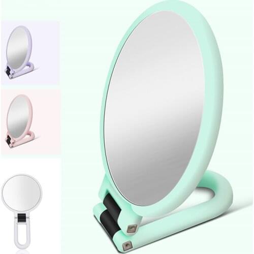 Makeup Mirror Hand Mirror 2/5/10/15X Magnifying Portable Folding Double Sided Round Shape Vanity Mirror Compact Round Mirror