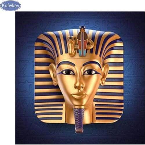 Egyptian Pharaoh Mask DIY Diamond Embroidery Needlework 5D Diamond Painting Cross Stitch Rhinestone Painting,diamond mosaic gift
