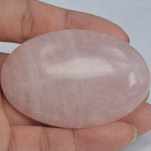 Massage Soap Stone Natural Rose Quartz Energy Stone SPA Quartz Mineral Basalt Therapy Pain Relief Health Care Tool