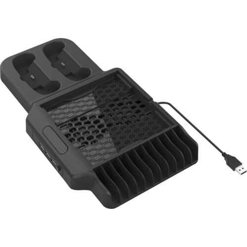 Multi-Function Dual Controller Charger For X-BOX S/X Gamepad Charging Dock Game Disc Storage Stand 5V 1A CD Storage Rack 2021