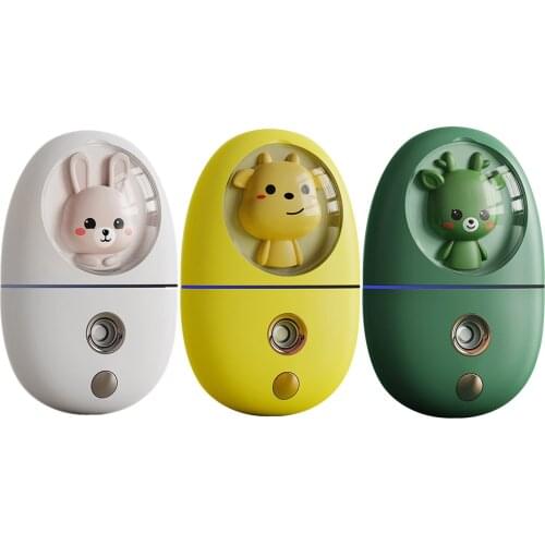 Cartoon Nano Facial Sprayer Handy Cool Mist Moisture Hydration Face Steamer