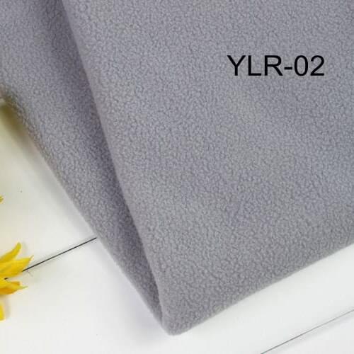 Gray Soft Polar Fleece Fabric by Meter Grizzle Grey Fleece Tissues for Sewing Cloth Tissu Material 50x150cm YLR-02