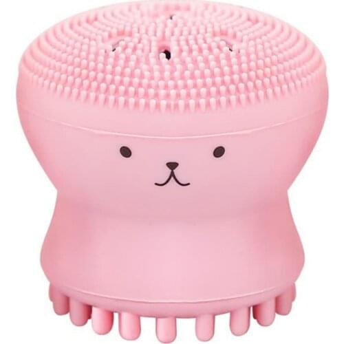 New Silicone Face Cleansing Brush Facial Octopus Shape Deep Pore Exfoliating Blackhead Face Scrub Washing Brush Makeup Tool