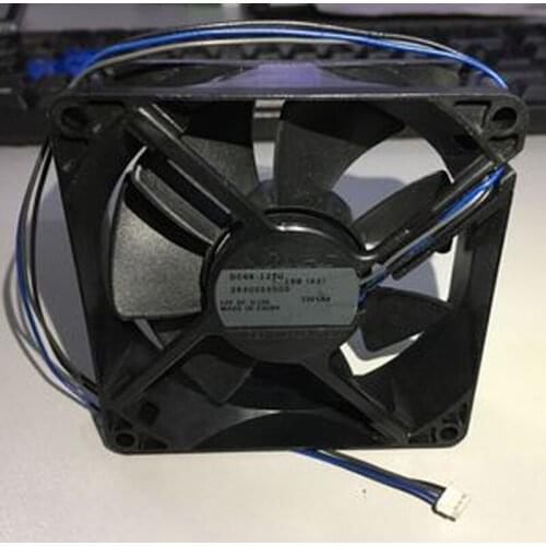 Original Nidec DC 12V 0.19A 8025 8cm D08K-12PU 3-Lines Projector Cooling Fan