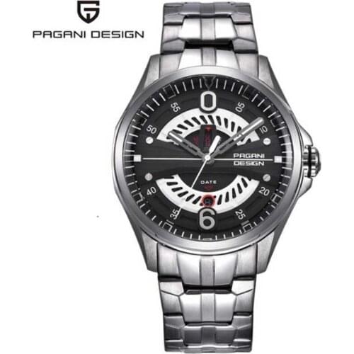 Pagani design luxury mens watch sports steel quartz hollow military watch army waterproof multi-function watch quartz movement