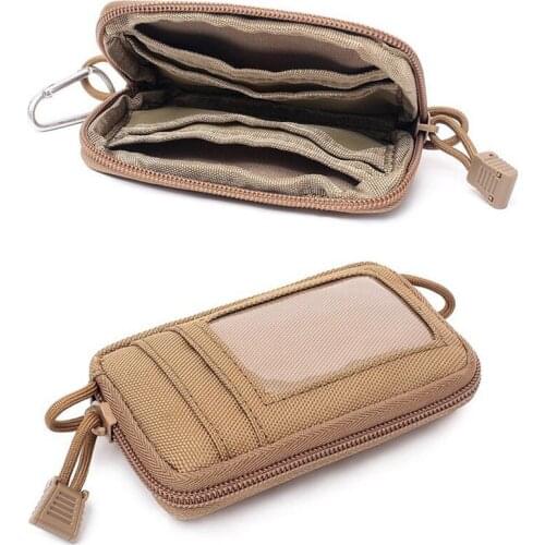 EDC Waist Bag Cards Keychain Pouch Wallet Pocket Bag Money Bag Outdoors Hunting Hiking Bag Pack Small Pocket Fanny Bag For Men