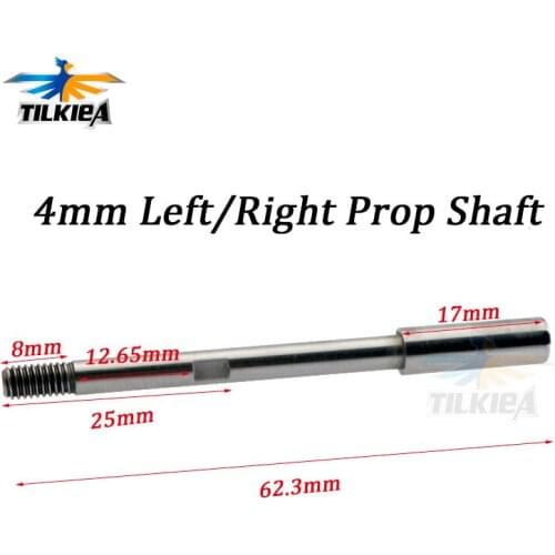 Rc boat Stainless Steel Left / CW or Right / CCW 4mm Prop Shaft for rc boat Flex Shaft Good Quality