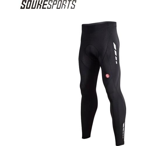 Mens Cycling Bicycle Pants 4D Padded Riding MTB Mountain Bike Downhill Long Tights Pants Breathable Cycling Long Leggings